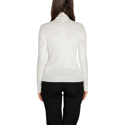 White Viscose Turtleneck
