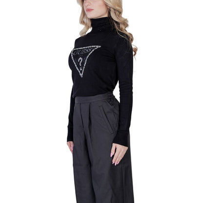 Black Viscose Turtleneck