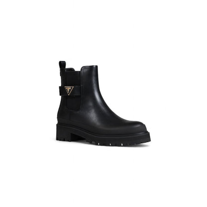 Black Polyethylene Ankle Boots