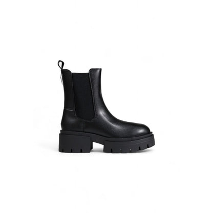 Black Polyethylene Ankle Boots