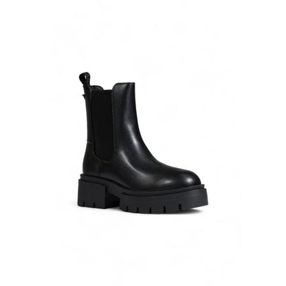 Black Polyethylene Ankle Boots