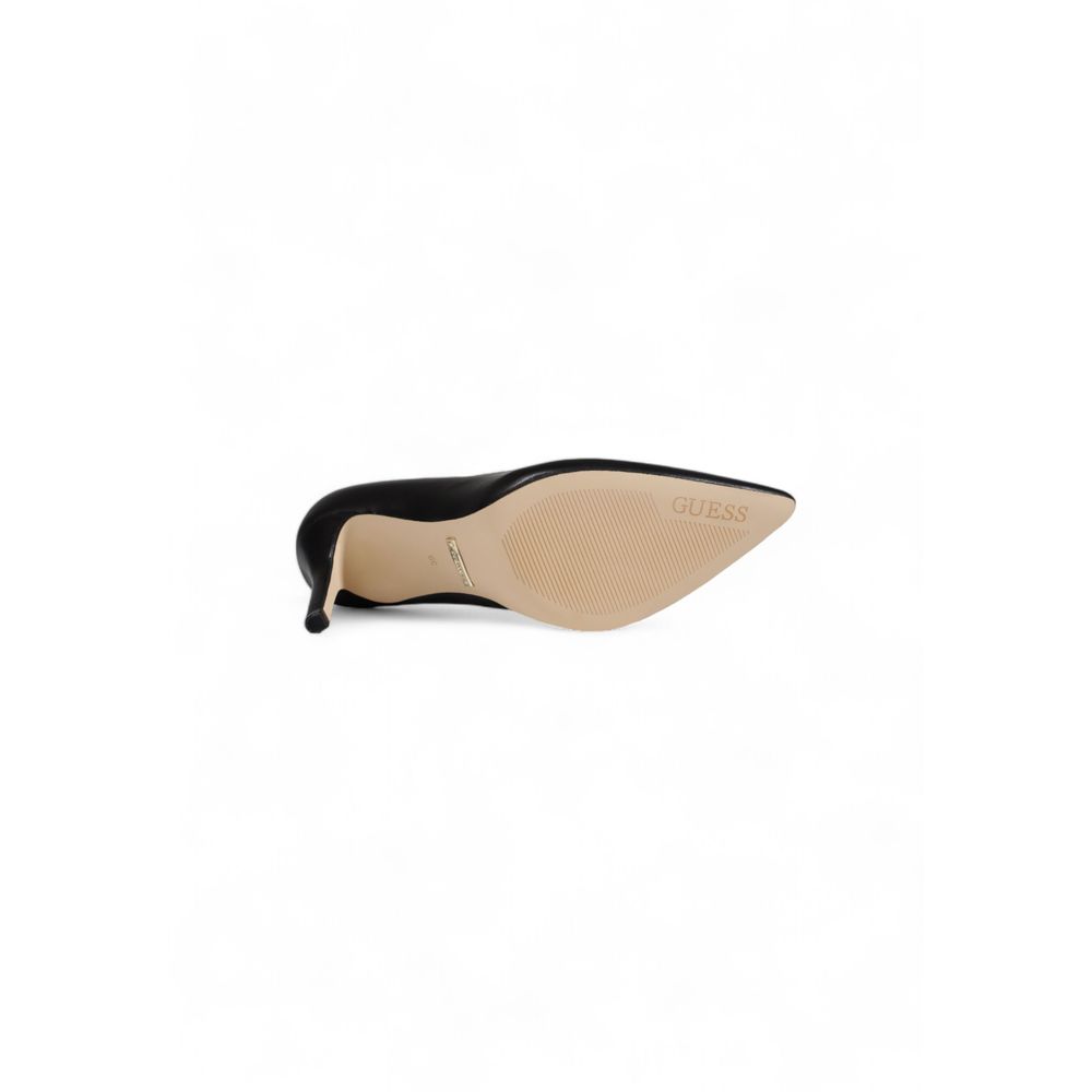 Black Leather High Heel