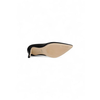 Black Leather High Heel