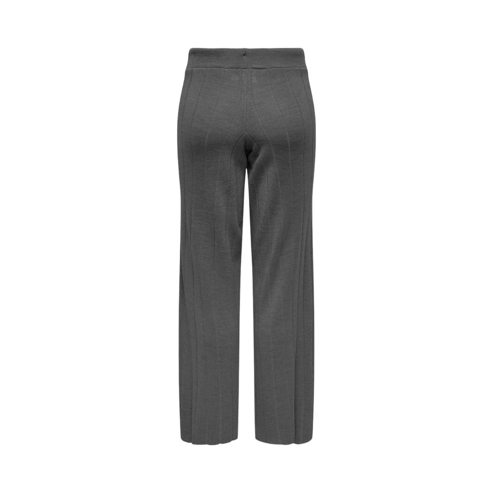 Gray Marabou Pant