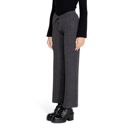 Gray Marabou Pant