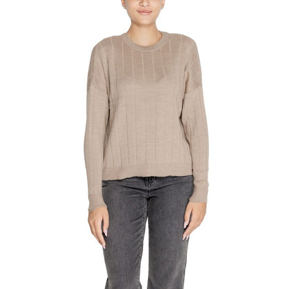 Beige Marabou Sweater
