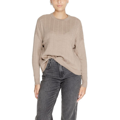 Beige Marabou Sweater