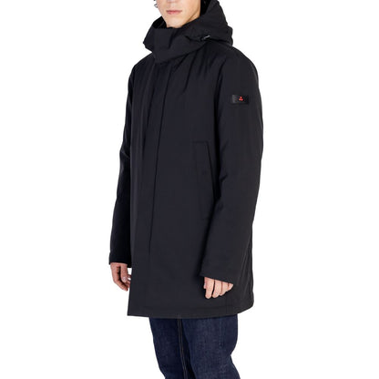 Black Polyester Jackets & Coat
