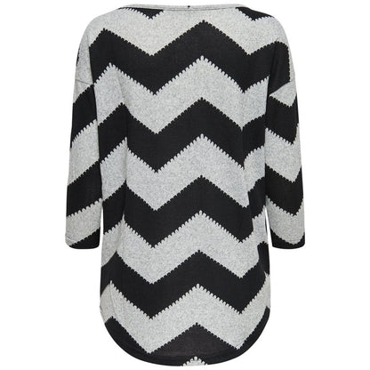 Gray Polyester Pattern Shirt