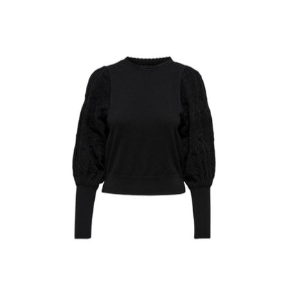 Black Polyester Sweatshirt