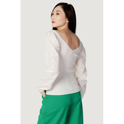 Beige Cotton Sweatshirt