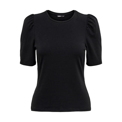 Black Cotton T-Shirt