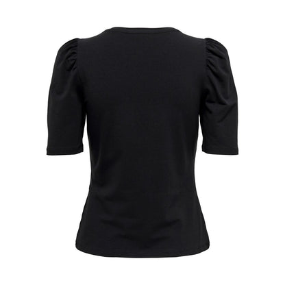 Black Cotton T-Shirt