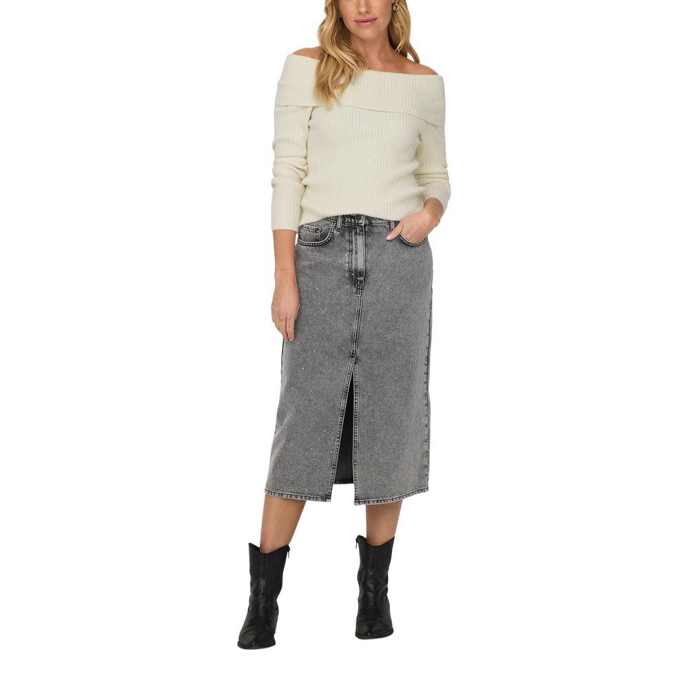 Cream Viscose Sweatshirt