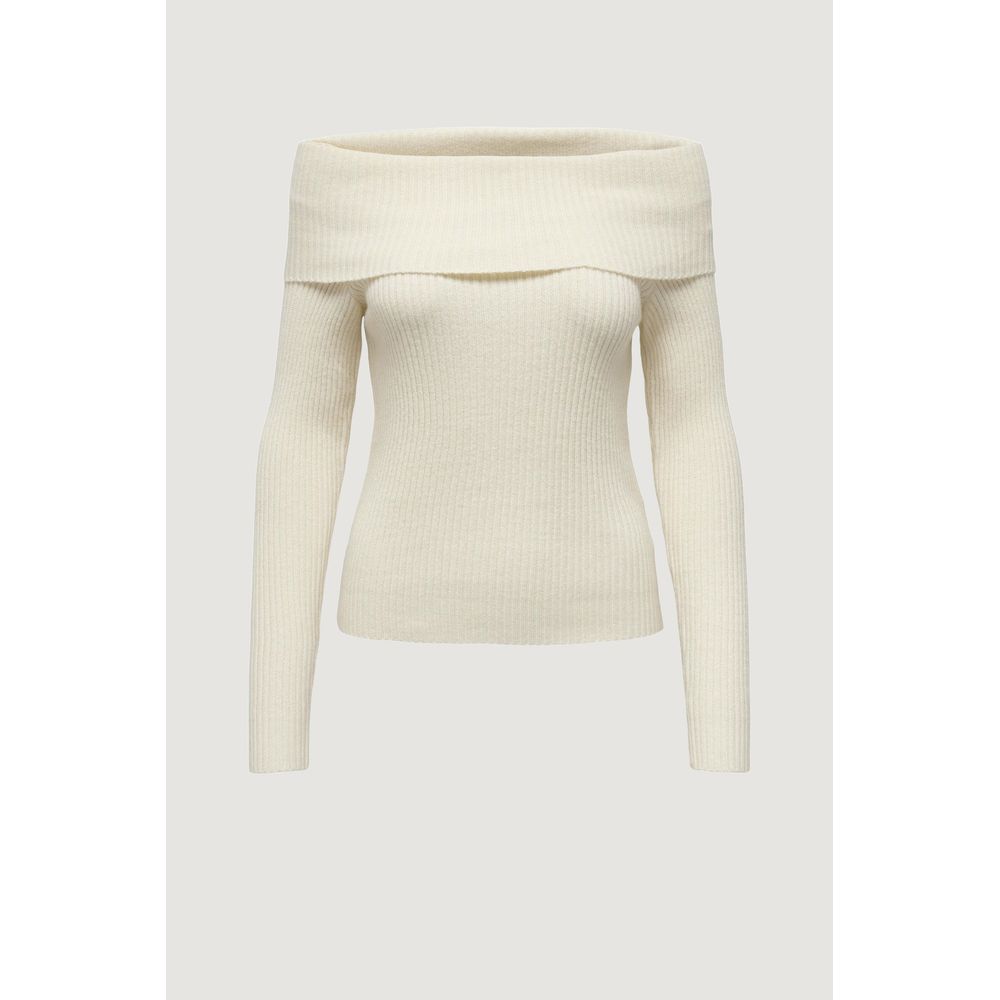 Cream Viscose Sweatshirt