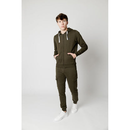 Green Cotton Hoodie