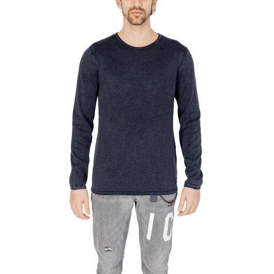 Blue Cotton Sweatshirt