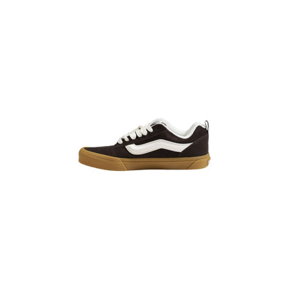 Brown Suede Leather Low Top Sneakers