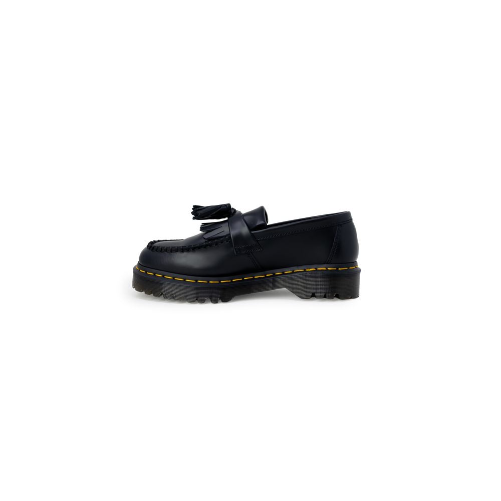 Black Leather Lace-Up Boots