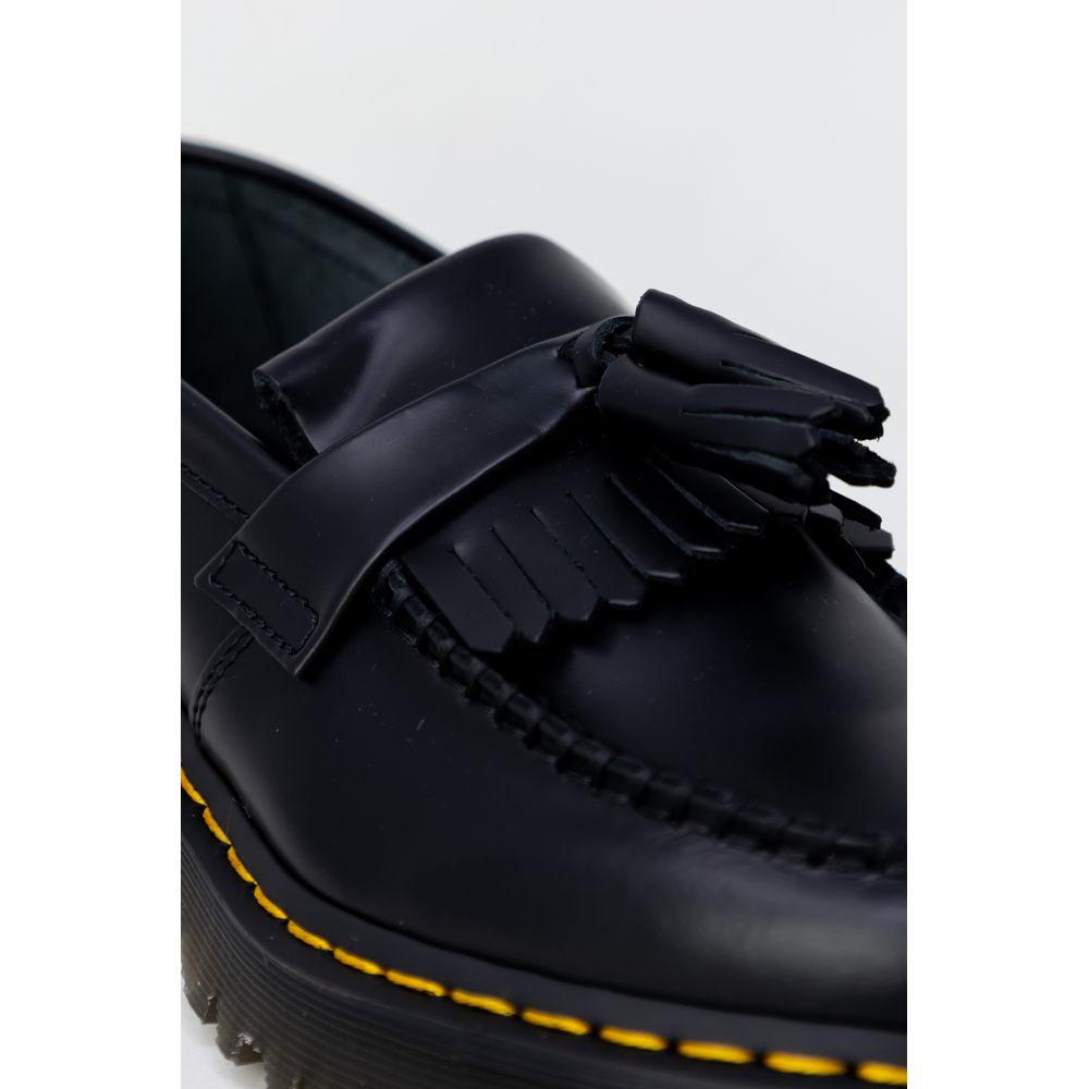 Black Leather Lace-Up Boots