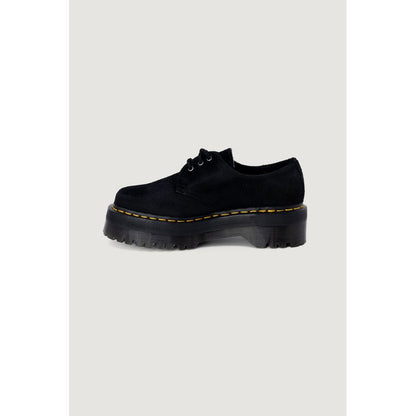 Black Leather Lace-Up Boots