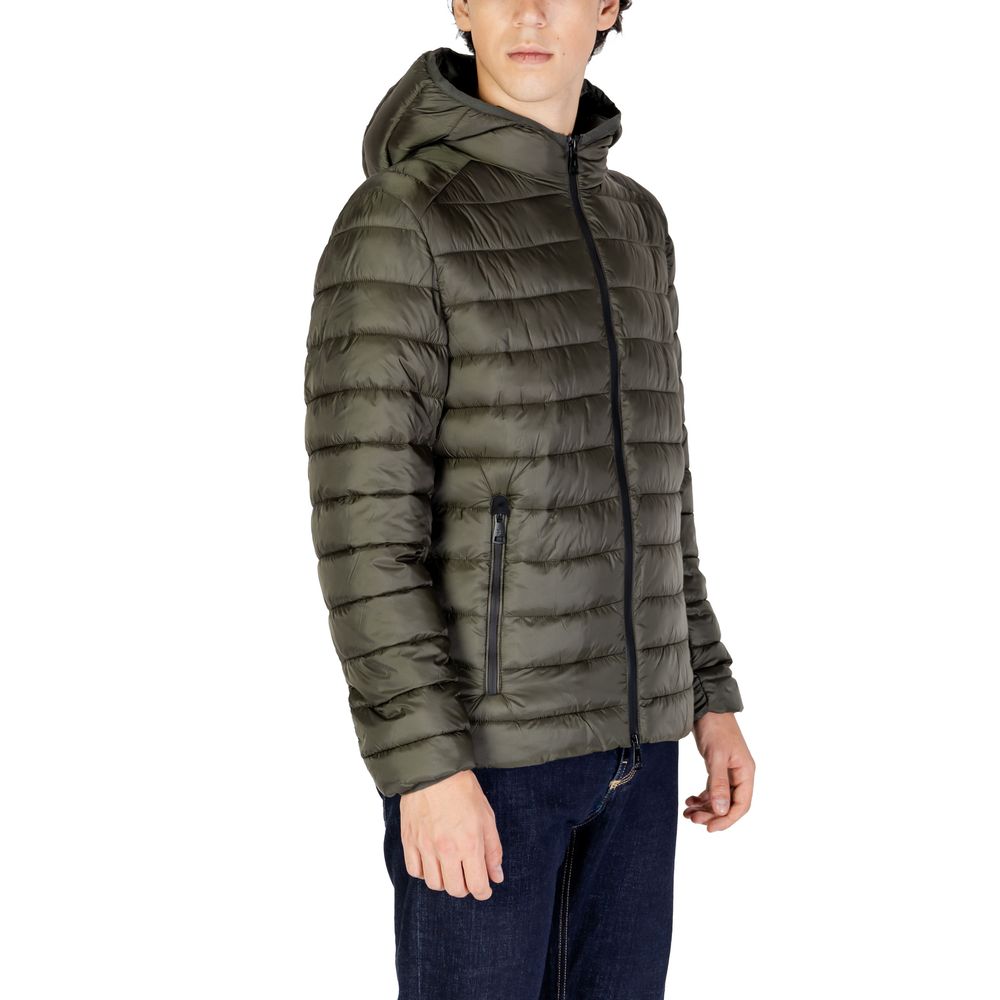 Bicolor Polyamide Coat