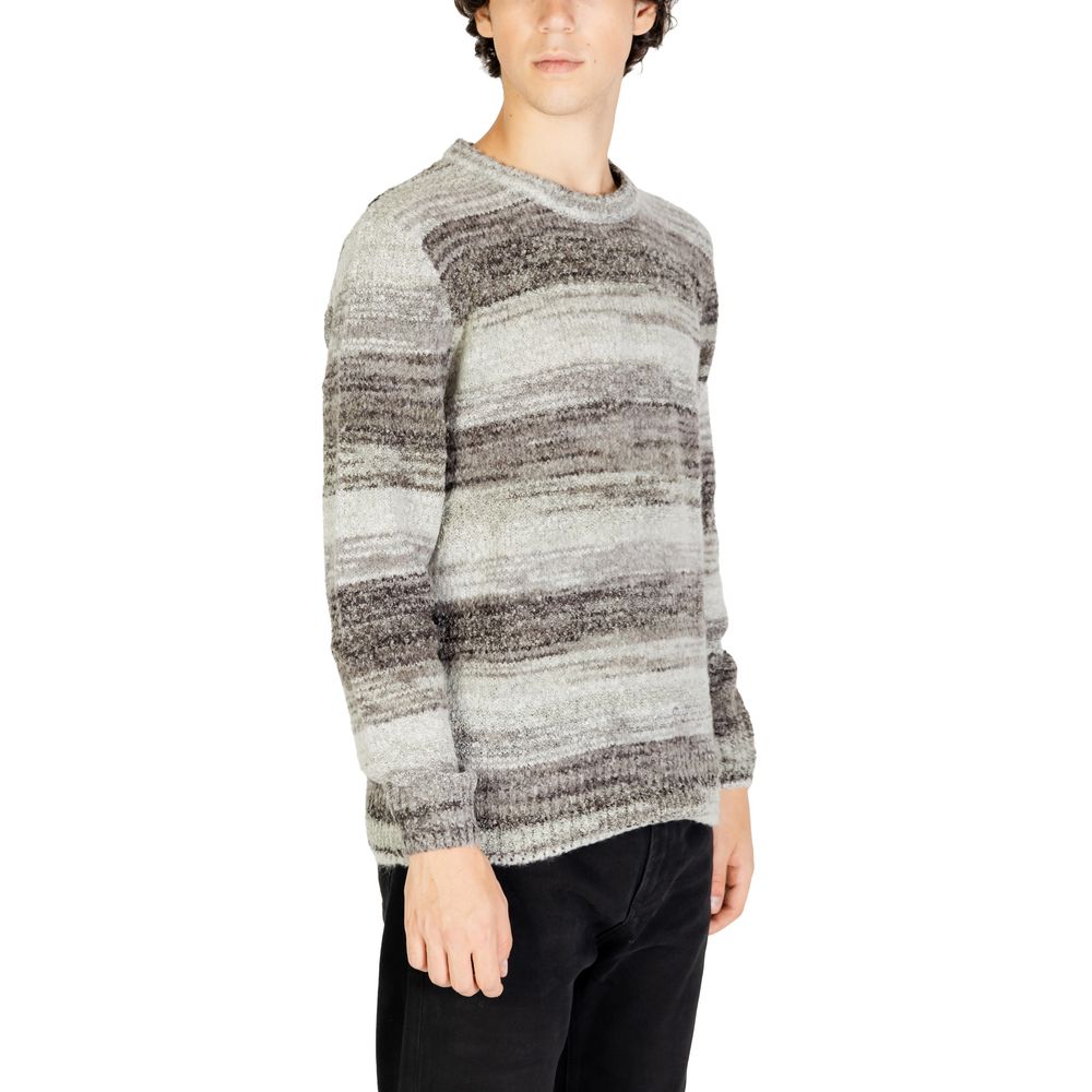 Gray Polyacrylic Sweatshirt