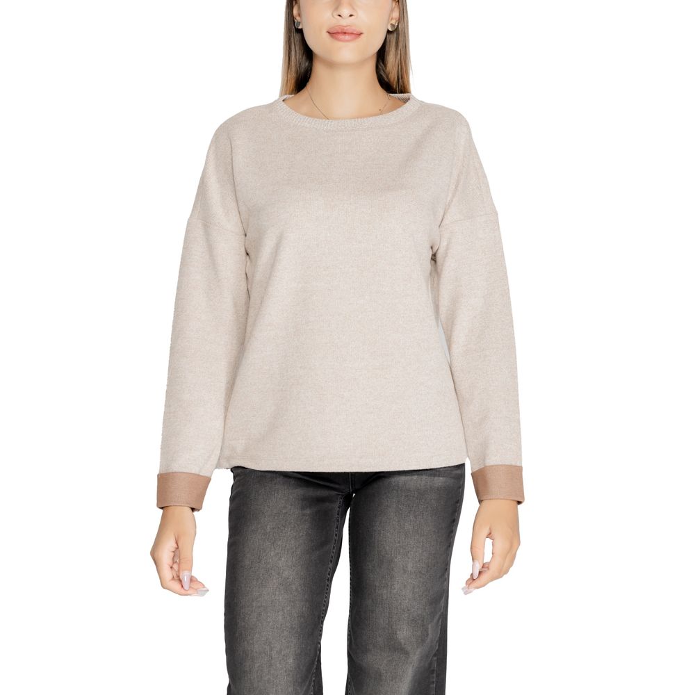 Beige Viscose Sweatshirt