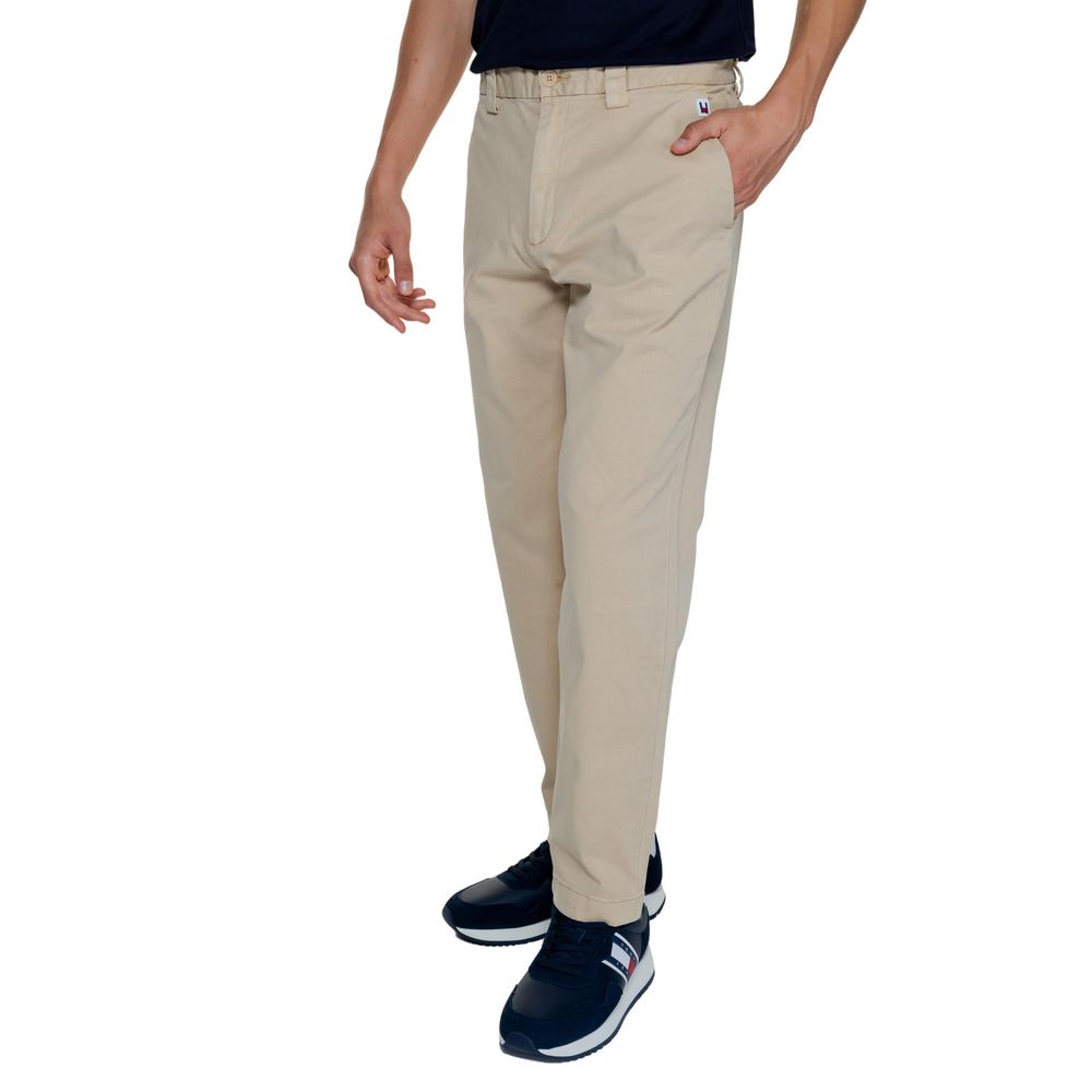 Gold Recycled Cotton Casual Pants