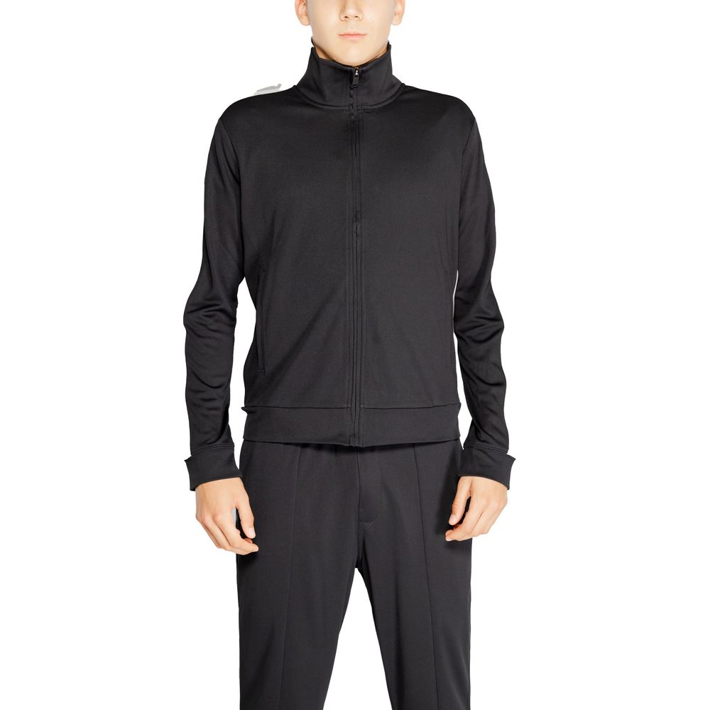Black Recycled Polyester Sweatshirt