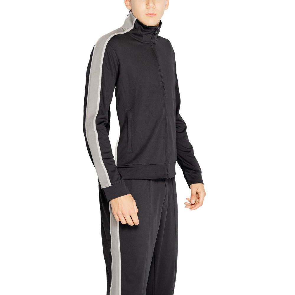 Black Recycled Polyester Sweatshirt