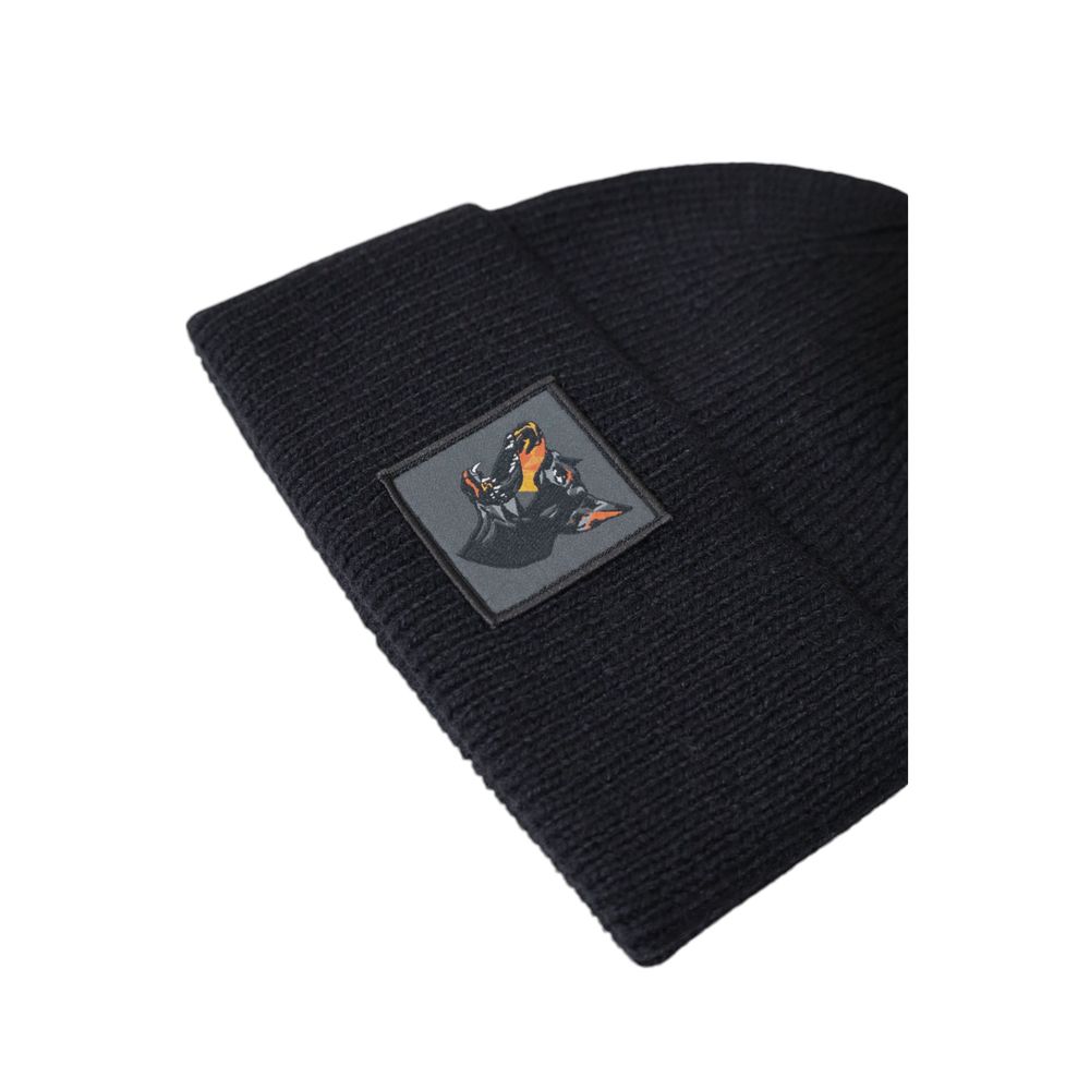 Black Wool Cap (Baseball Hat)