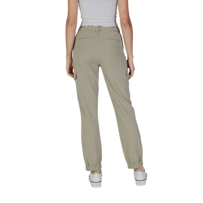 Green Polyester Pant