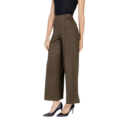 Green Polyester Pant