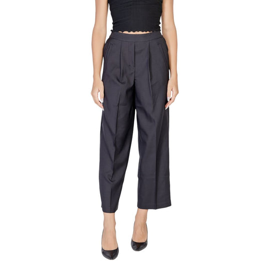 Black Polyester Pant