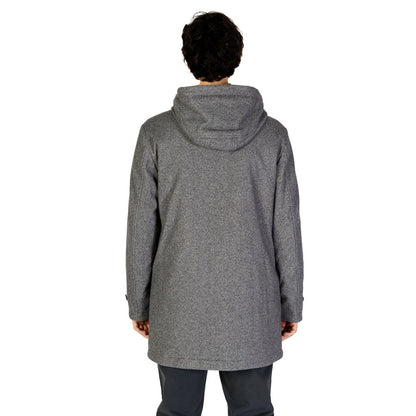 Gray Polyester Coat
