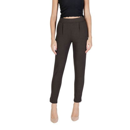 Brown Polyester Pant