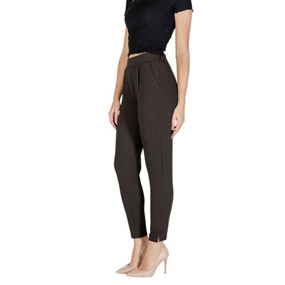 Brown Polyester Pant