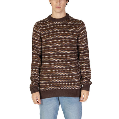 Brown Cotton Sweatshirt