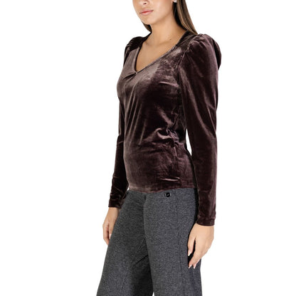 Brown Polyester Sportswear