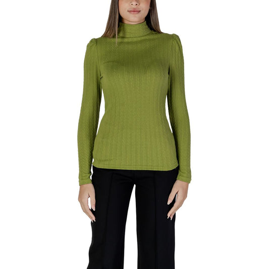 Green Polyester Long Sleeve