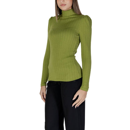 Green Polyester Long Sleeve