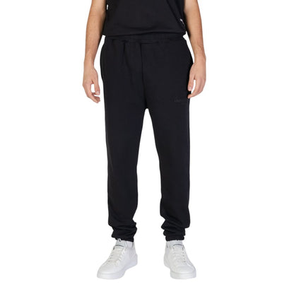 Black Cotton Joggers (Workout Pants)