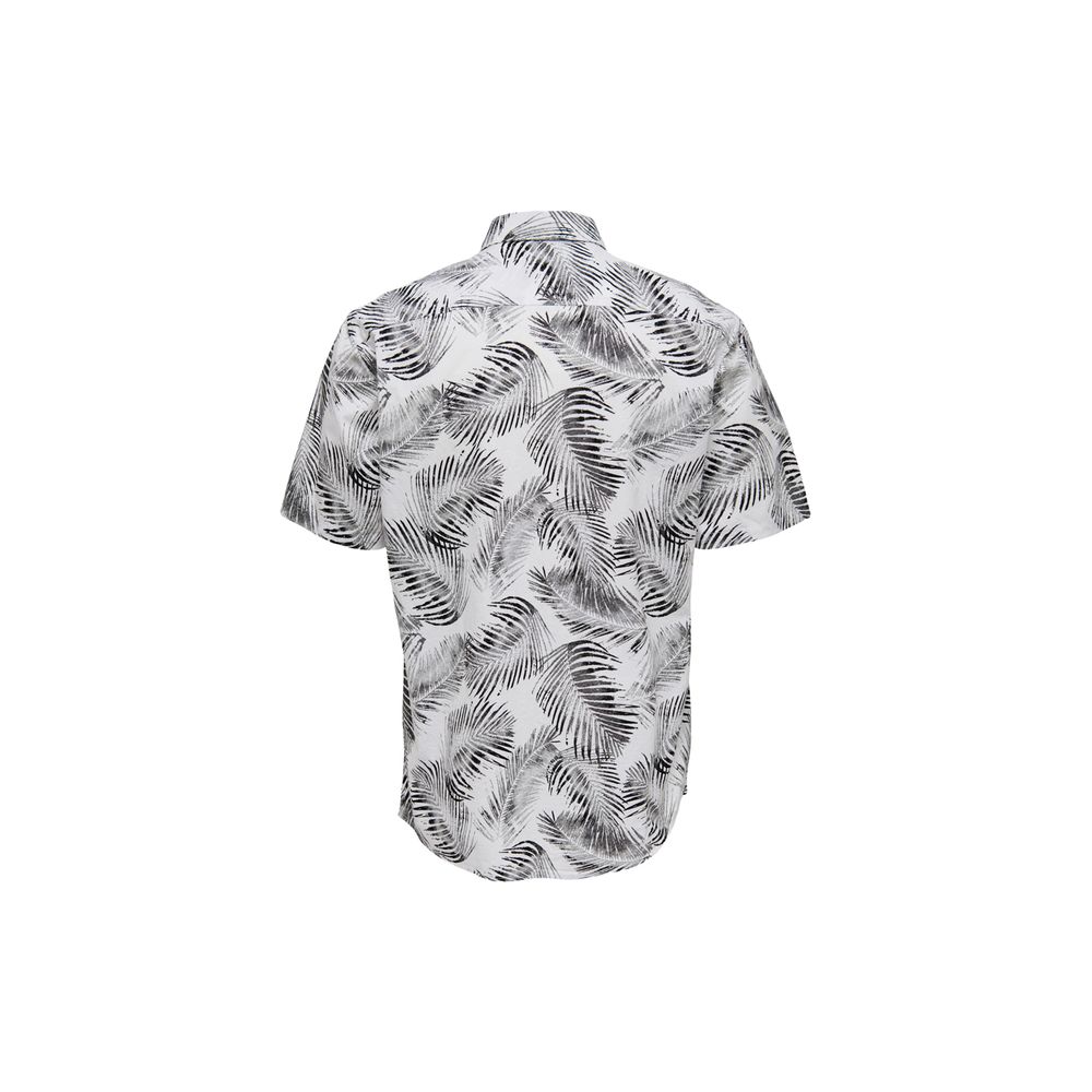 White Cotton Shortsleeve Shirt