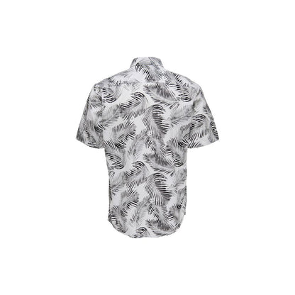White Cotton Shortsleeve Shirt