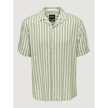 Green Viscose Shortsleeve Shirt