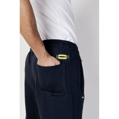 Blue Cotton Joggers (Workout Pants)