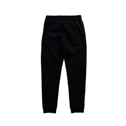 Black Cotton Joggers (Workout Pants)