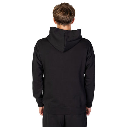 Black Cotton Hoodie