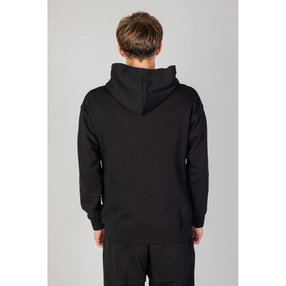 Black Cotton Hoodie